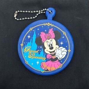 Disney Minnie Mouse Grand Opening Shanghai Keychain Mirror bag charm